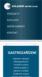 Mobile Screenshot of chlazeniservis.cz