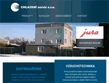 Tablet Screenshot of chlazeniservis.cz